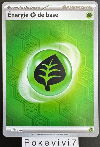 Carte pokemon energie - carte, plante