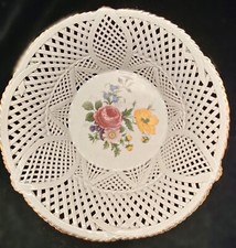 Panier Dentelle De Porcelaine De Roumanie