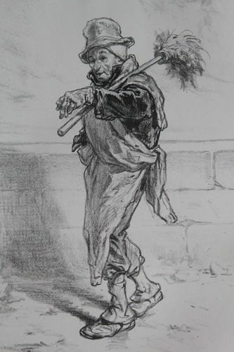 Gavarni lithographie originale - gavarni,