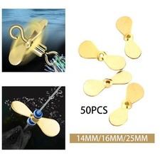 50 Pcs Pêche Hélice Lame Pêche À La Mouche Montage Matériel Fly Hélices