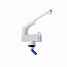 Robinet eau froide blanc COMPACT BARWIG - basculant et pivotant