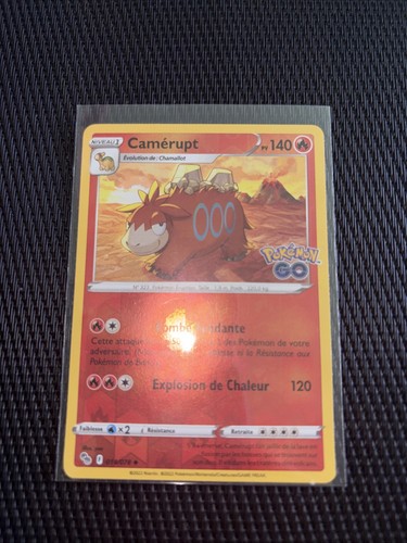 Carte pokémon camérupt - carte,