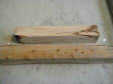 bois de prunelier,ébénisterie,coutellerie,tournage,lot de 2 carrelets