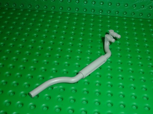 Lego oldgray exhaust pipe - oldgray, twin