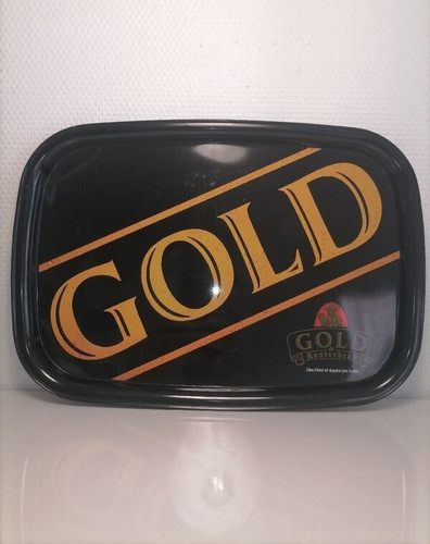 Plateau métal bière gold - en,