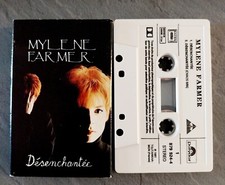 K7 CASSETTE SINGLE MYLENE FARMER DESENCHANTEE ORIGINAL FR 1991 AUDIO TAPE NM/EX+