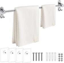 Porte-Serviettes Barre de Serviettes Rétractable 40-70 cm Porte Serviette Salle 