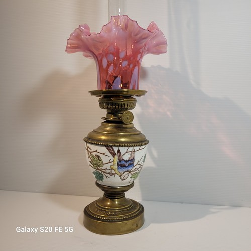 Lampe pétrole verre - lampe,