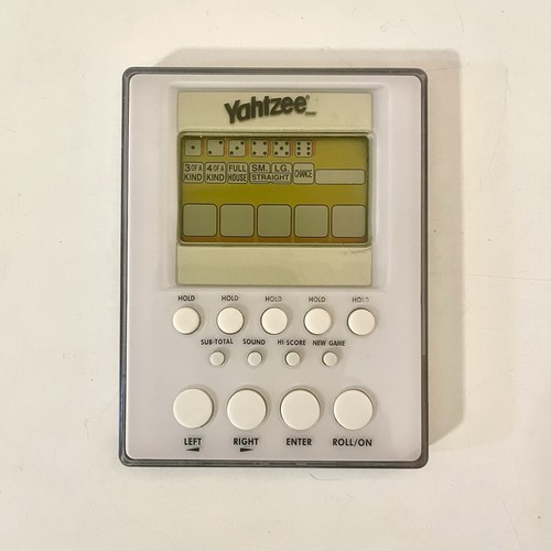 Electronic yahtzee handheld - electronic,