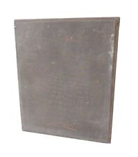 Ancienne plaque imprimée