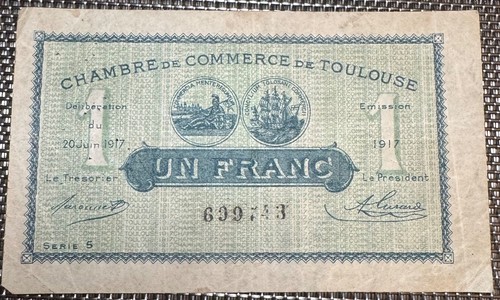 Billet nécessité franc - billet,
