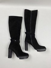 Chaussures bottes en daim à talons femme Ann Demeulemeester pointure 39
