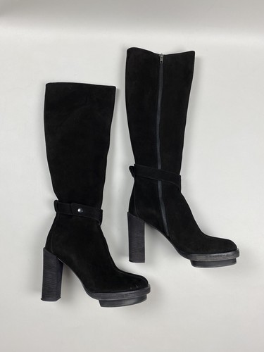 Chaussures bottes daim à - bottes, en