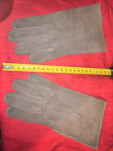Gant officier daim gris foncé