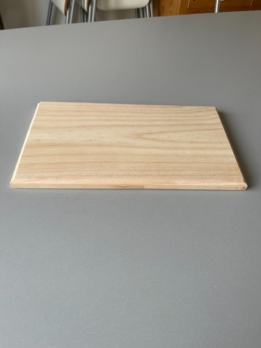 Socle bois brut pour - en,