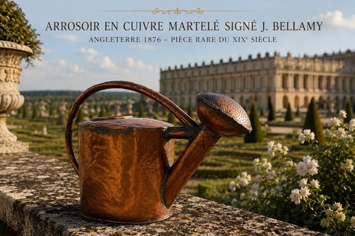 Arrosoir cuivre martelé - en,