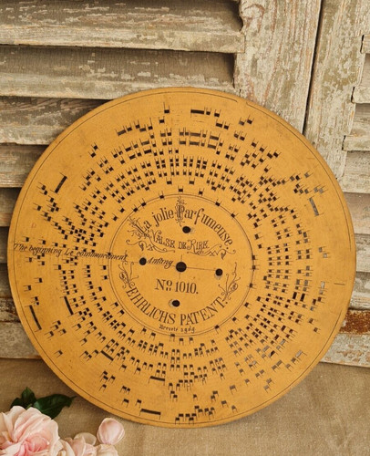 Ancien disque organette - ancien,