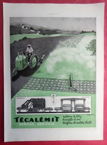 Publicité presse agriculture - publicité, presse: