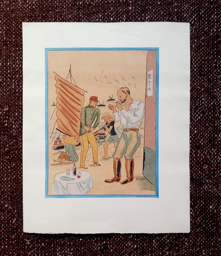 Rare foujita 1929 signed - rare,