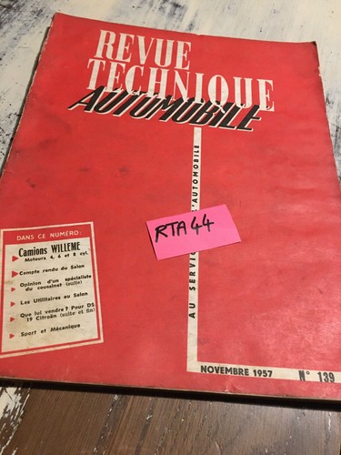 Revue technique automobile - technique,