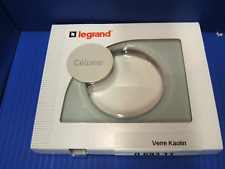 1 plaque céliane legrand matières verre Kaolin ref 069311