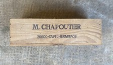 Boîte à vin en bois « M.Chapoutier » 