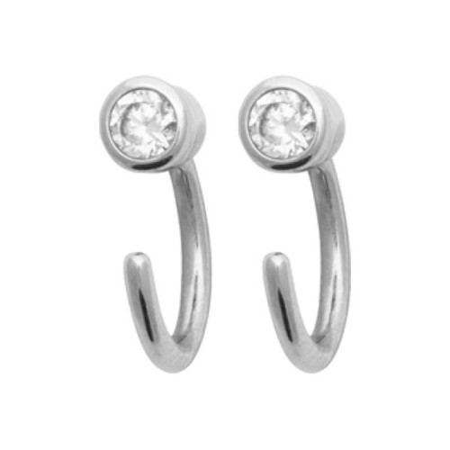 Créoles argent 925 rhodié - créoles,