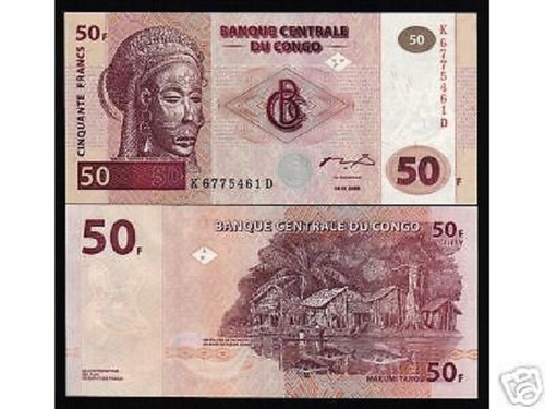 Congo francs p 91 - dr.,