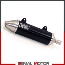 Pot D'echappement Sile Giannelli Ipersport Acier Noir Aprilia Sx 125 2018 > 2020
