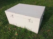 ancienne caisse transport boite rangement en bois, origine militaria ??