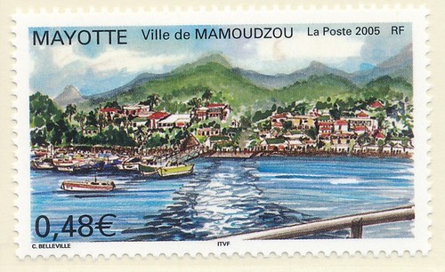 Timbre mayotte 180 - neuf, sans