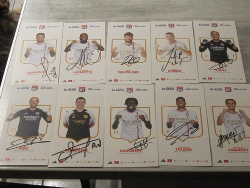 Cartes officielles signées - officielles,