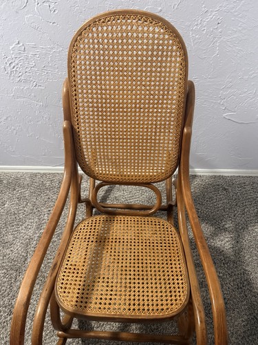 Thonet wood cane rocking - cane,