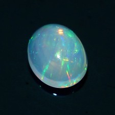 Luxe Naturel Éthiopien Extra Feu Opale Ample Ovale Pierre Précieuse Cabochon 9x7