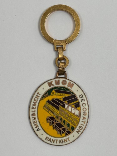 Porte clés ancien émaillé - ancien,