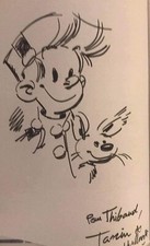 Rare DEDICACE Superbe DESSIN