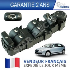 BOUTON LEVE VITRE AVANT GAUCHE CONDUCTEUR CITROEN C4 I 2004-2011 6554HA 6554GZ