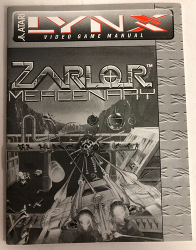 Notice zarlor mercenary - zarlor, atari