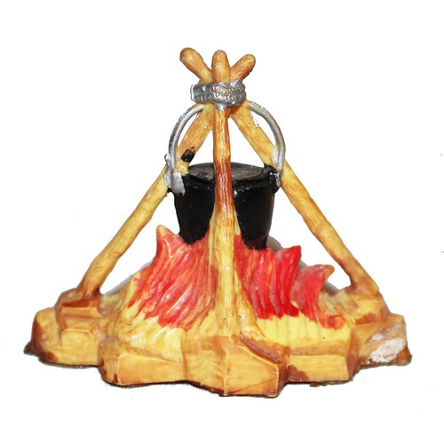 Figurine plastique clairet feu - plastique,