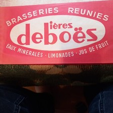 Chapeau papier bière DEBOES  recto-verso