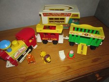 Lot Circus train fisher price