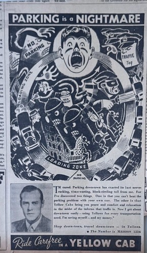 1937 newspaper for yellow - ad,