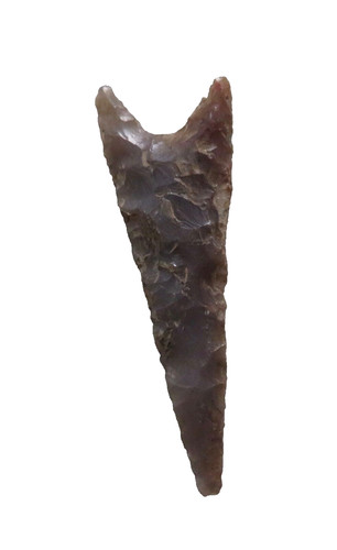 Pointe flèche silex - de,