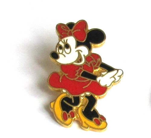 Pin minnie robe - minnie, rouge