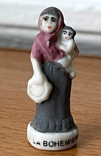 Fève mat bohémienne avec - fève,