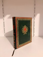 Ancien Bloc Note Livre Cuir