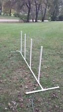 Dog Agility Equipment  Weave Poles, 4 poles each, can be easily coupled together