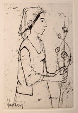 JANSEM POINTE SECHE ORIGINALE CARTE MEILLEURS VOEUX