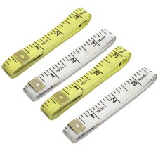 4 Pcs Blanc Jaune plastique