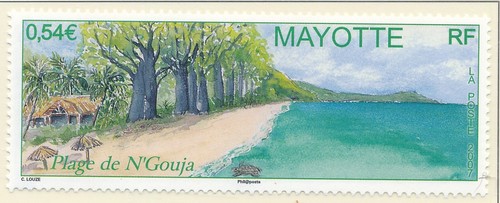 Timbre mayotte 206 neuf - 206**,